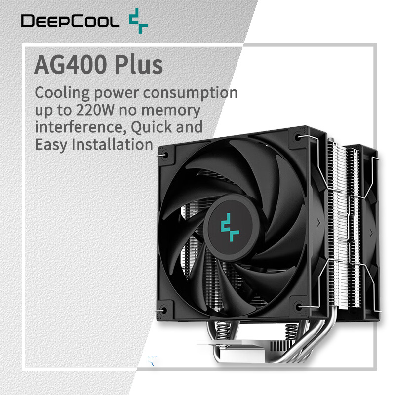 DEEPCOOL AG400 4 Heat pipes Du - Air Cooler Cpu review and price